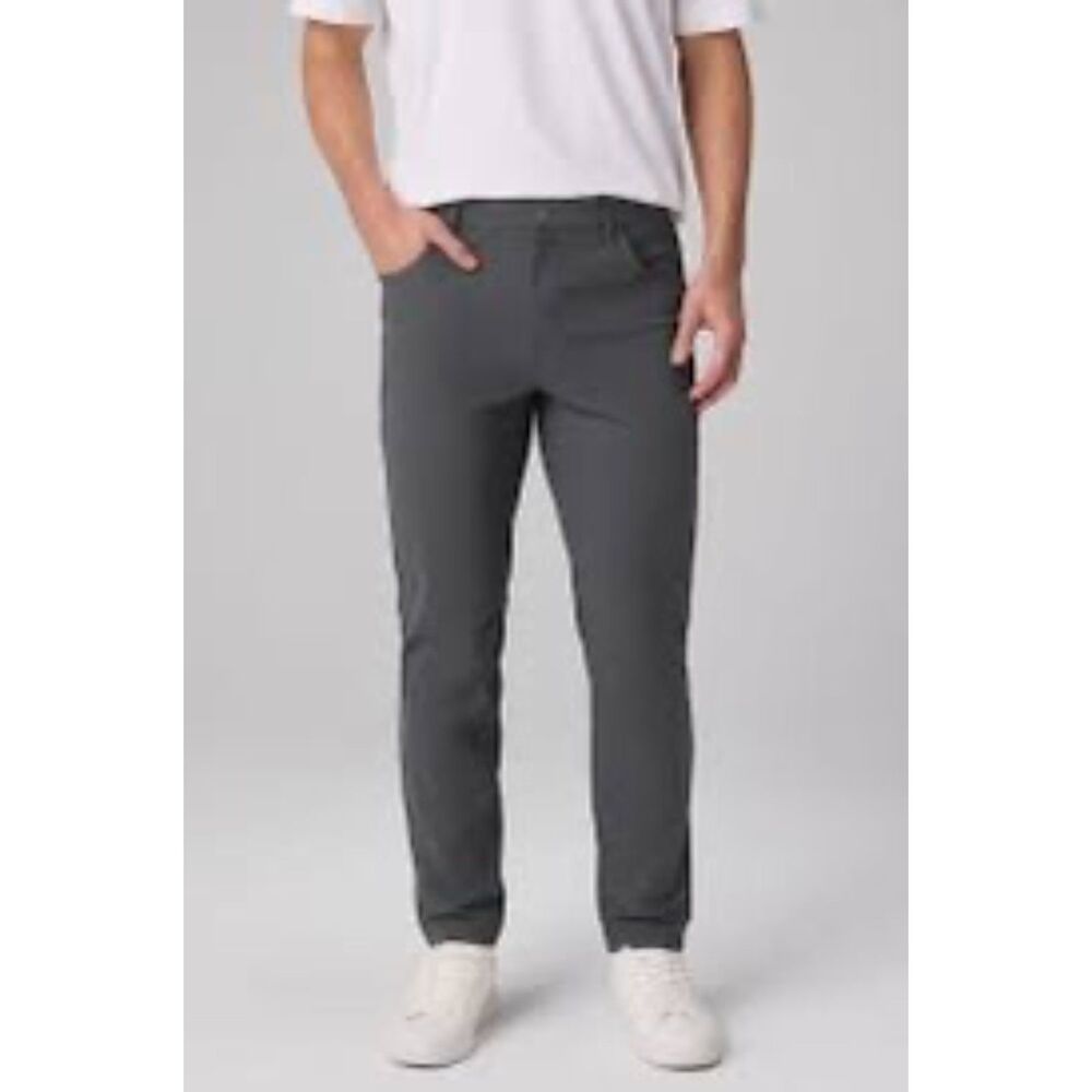 Fabletics Men Gray Slim Fit Performance Pants 29x30 Stretch Golf Casual